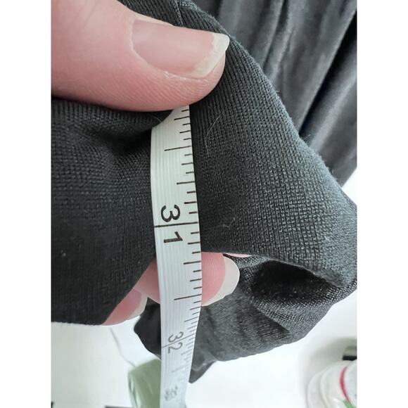 Banana Republic 100% Silk Midi Dress Womens Sz 6 Black Strapless Bubble Hem Prep - Picture 12 of 15